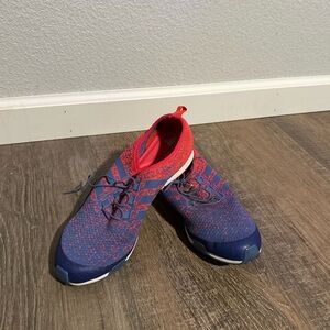 Adidas Pink and Blue Sneakers